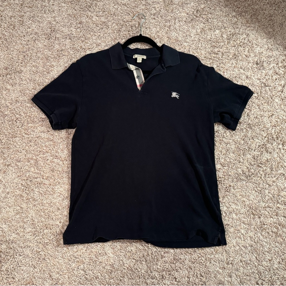 BURBERRY BRIT BLACK POLO SZ M